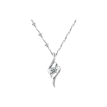 CHINA GOLD Sterling Silver Necklaces Women's