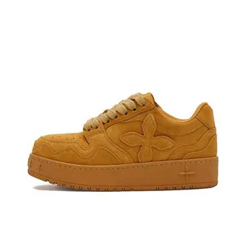 SMFK Stylish Skateboarding Shoes Women's Gingerbread