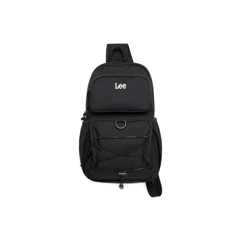 Lee Polyester Sling Bag Regular Unisex Black-0