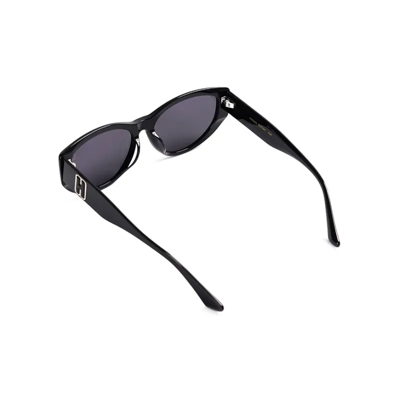 HELEN KELLER Plate Frame Cat Eye Sunglasses Unisex-4