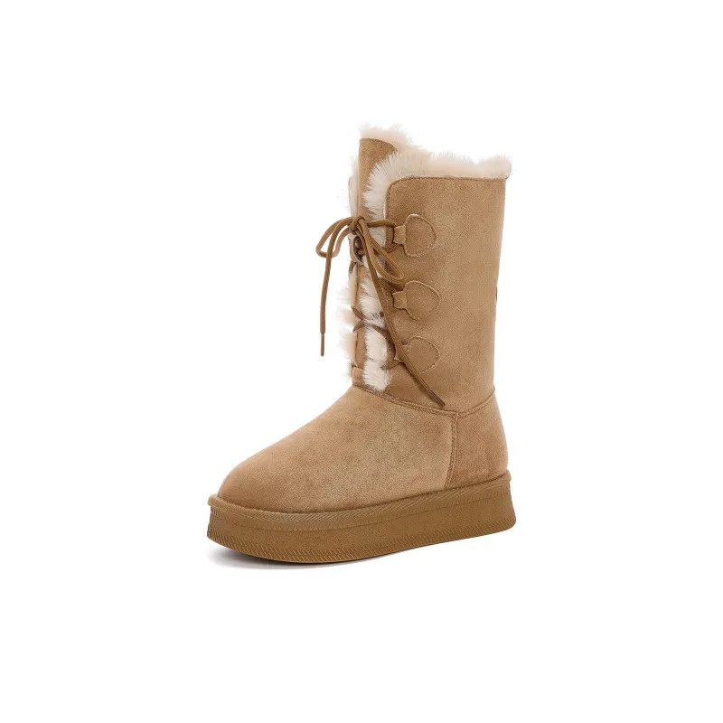 DAPHNE Knee High Snow Boots Women's-2