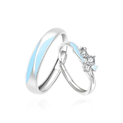 Chongqing Gold Store S925 Silver Rings Unisex