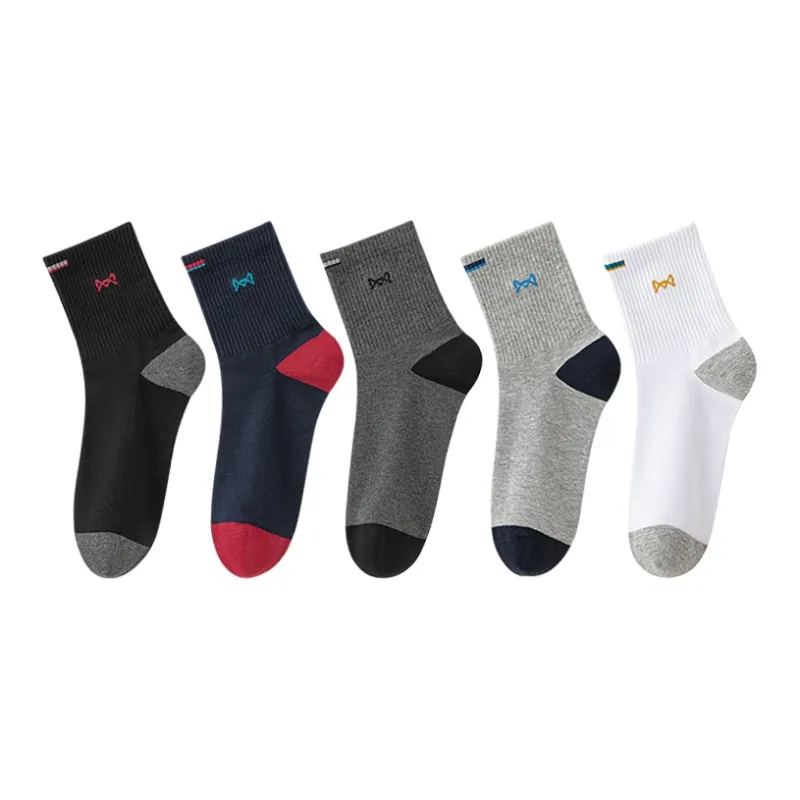 MIIOW Mid Calf Socks Men's 5 Pack-30