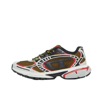 DIESEL Low Top Casual Shoes Men's Yellow Black