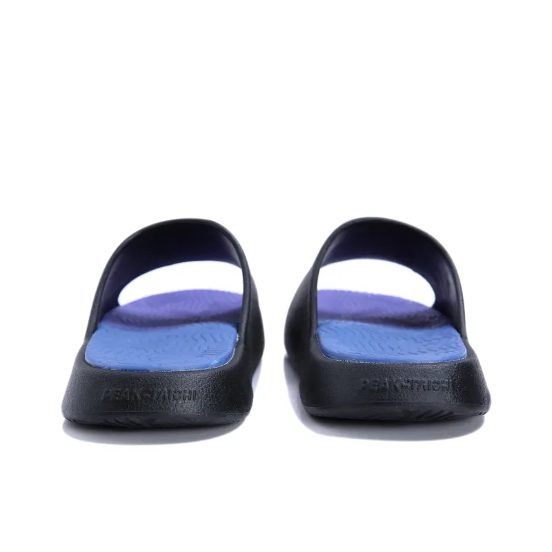PEAK State Pole Slip Resistant Abrasion Resistant Cushioning Slide Slippers Unisex Black Neon Bright Red-5