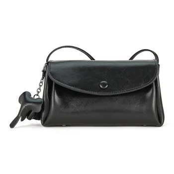 BOSTANTEN Cow Leather Shoulder Bag Regular Women's Black/Coffee