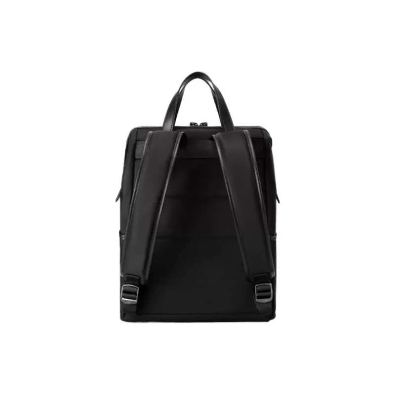 SAMSONITE Fabric Microfiber Leather Backpack Small Size Women's Black-3