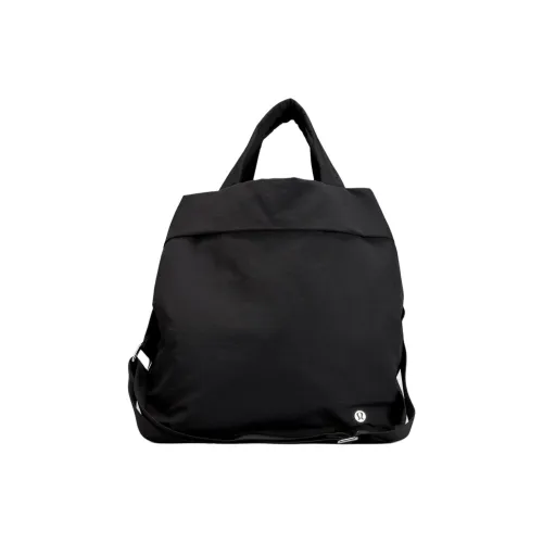 Lululemon Nylon Shoulder Bag Crossbody Bag Handbag Regular Women's Black