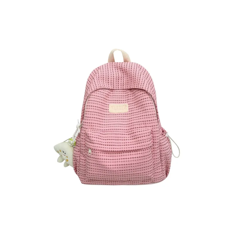 GOBLIN SHARKS 1759 Nylon Backpack Unisex White/Green/Gray/Black/Pink-20