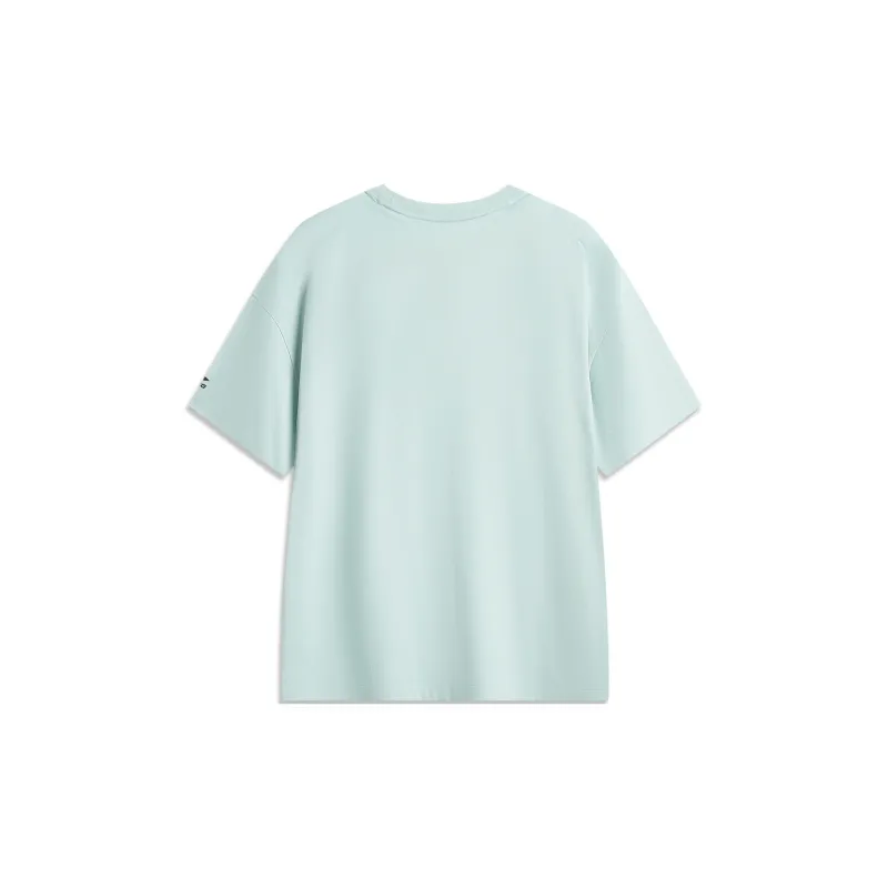 LiNing Sports Life Collection T Shirt Women's Camlet Green-1