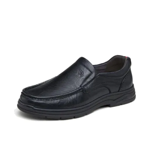 CAMEL Dress Shoes Men Low-Top