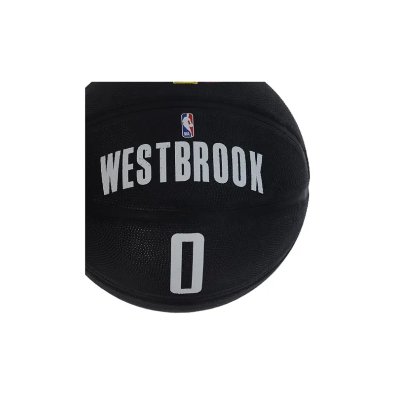 SPALDING Rockets Russell Westbrook PU Basketball Black Size 7 Ball Training Unisex-2