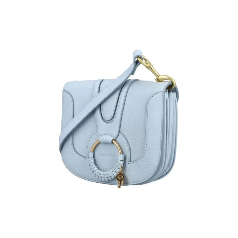 See By Chloe Hana Grain Goatskin Crossbody Bag, Shoulder Bag Women's Blue-3