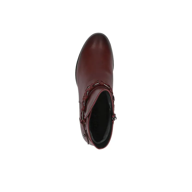 CAPRICE Ankle Boots 5.5cm Women's Red-3