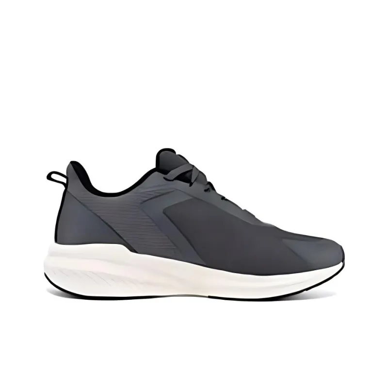 361° Cushioning Wear Resistant Low Top Running Shoes Men's Gray Black-1