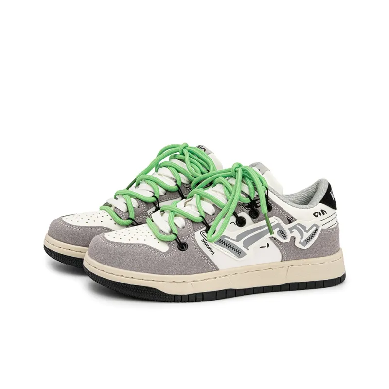 WELKIN&WZWJ Anti-Slip And Wear-Resistant Lightweight Height Increasing Low-Top Skateboard Shoes Unisex-8