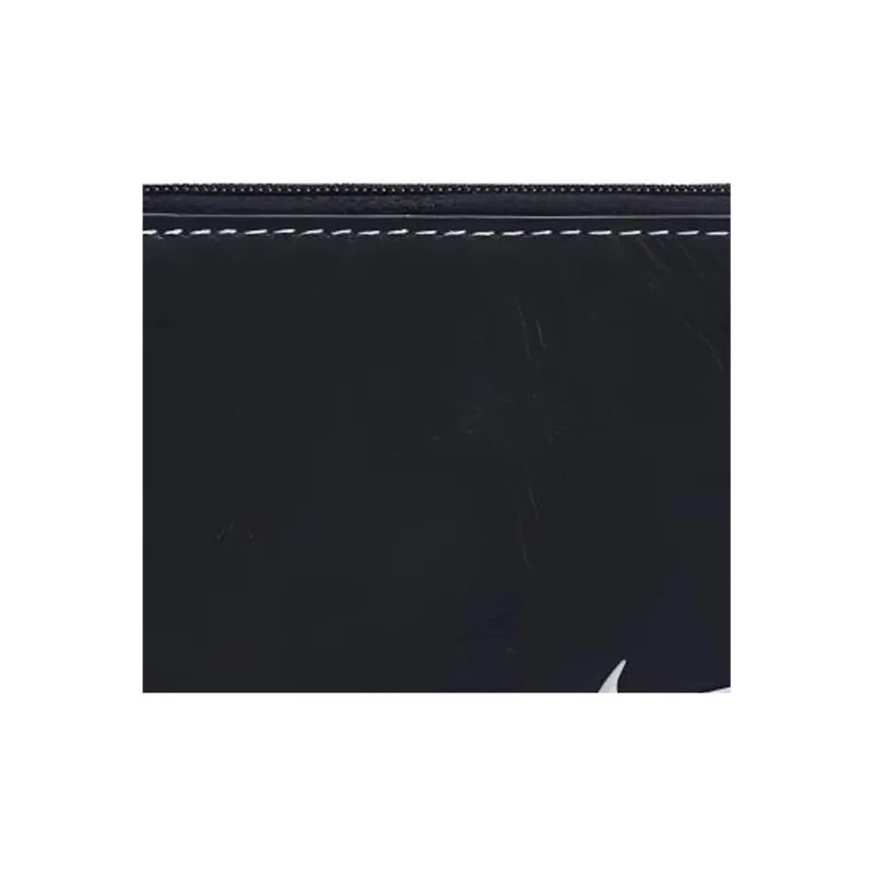 Nike Artificial Leather Clutch Wallet Card Holder Coin Purse Regular Unisex Black-3