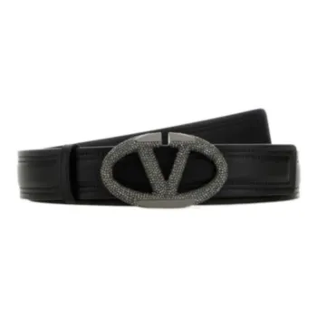 Valentino Garavani Logo Plaque Belt
