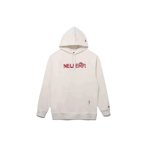 New Era Snake Year Spring Festival Limited Series Sweatshirts Unisex Ivory White