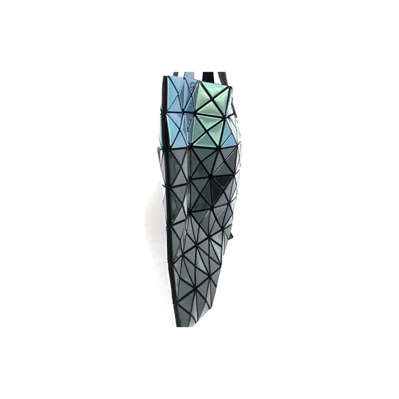 ISSEY MIYAKE Prism PVC Handbag Regular Women's Green Dark Green-2