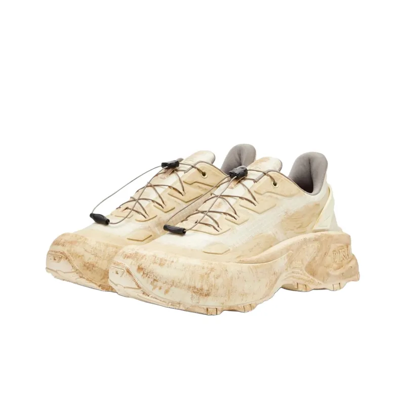 DIESEL D CAGE Low Top Casual Shoes Men's Beige-3
