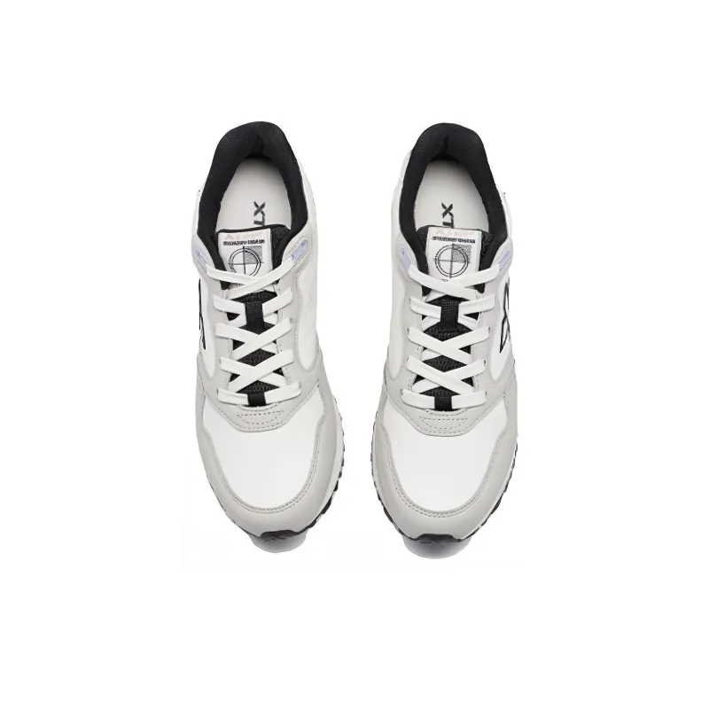 XTEP Cushioning Wear Resistant Low Top Casual Shoes Women's Gray White-1
