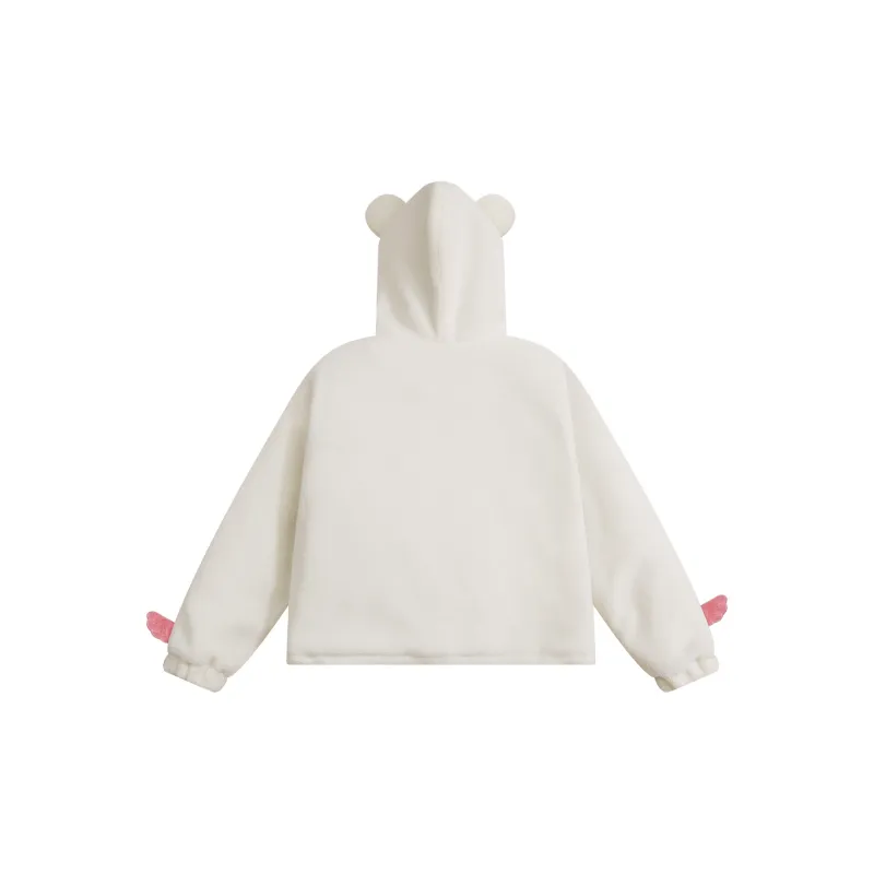 NELY Puffer Jackets Unisex Ecru-1