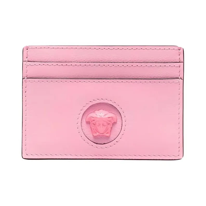 FANSIZHE Leather Wallets Card Holders Women's Pink-0