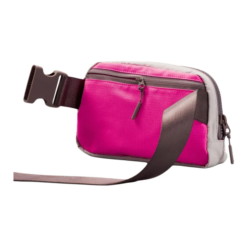 Lululemon Water-Resistant Fabric Fanny Pack Women's Light Pink/Moon Rock/Chromium-1