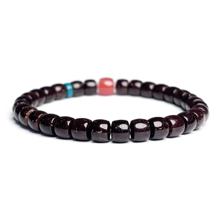 MOUNTAINS AND MANS Coconut Shell Beads New Chinese Style Prosperity And Good Luck Beaded Bracelet Unisex-6