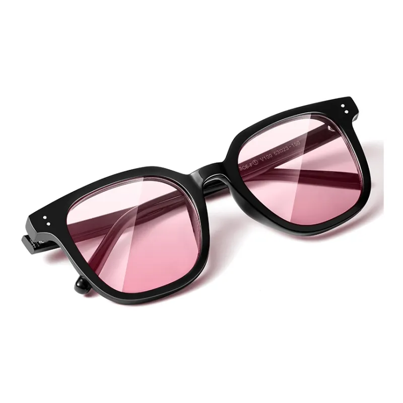 VEGOOS Plate Frame Square Sunglasses Unisex-20