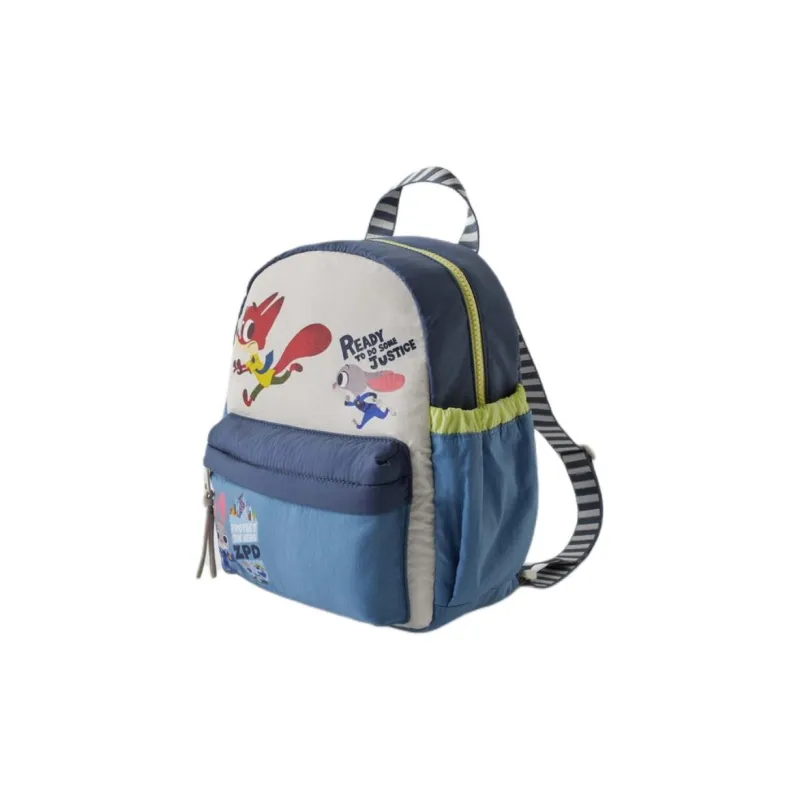 ZARA Disney/Disney Collaboration Polyamide Backpack Kids' Blue-1