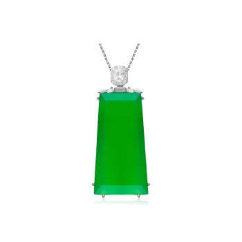 YUANYUXIANG Chalcedony Necklaces Unisex
