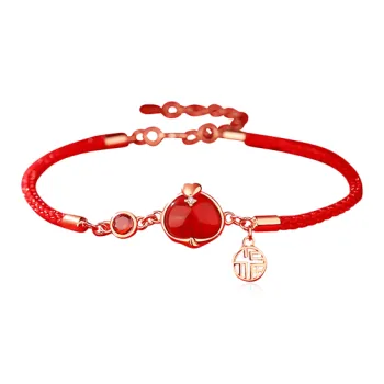 Chongqing Gold Store Agate Bracelets Women's