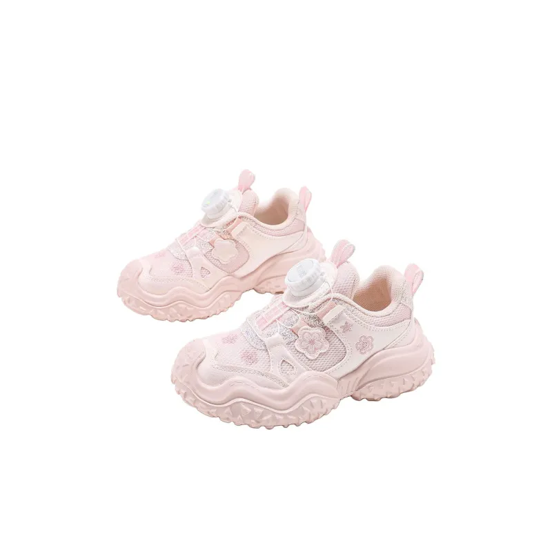ABC KIDS Anti Slip And Wear Resistant Rebound Lightweight Cushioning Low Top Kids Lifestyle Shoes Pink Kids'-1