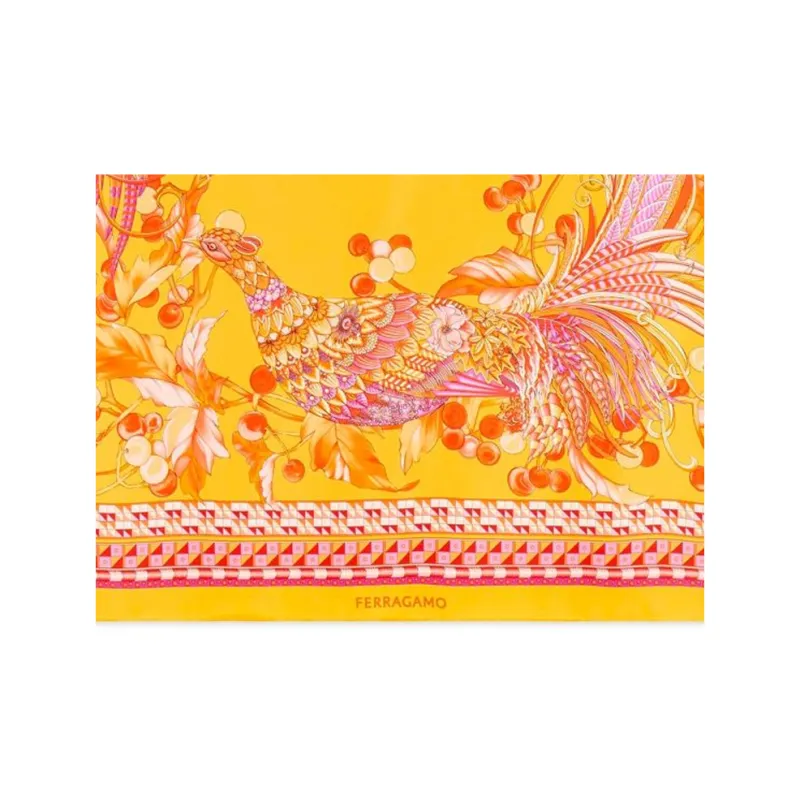 Ferragamo Animal print Silk Scarf-2