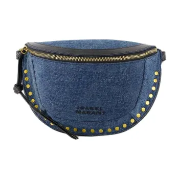 ISABEL MARANT Cotton Crossbody Bag, Shoulder Bag Regular Women's Dark Blue