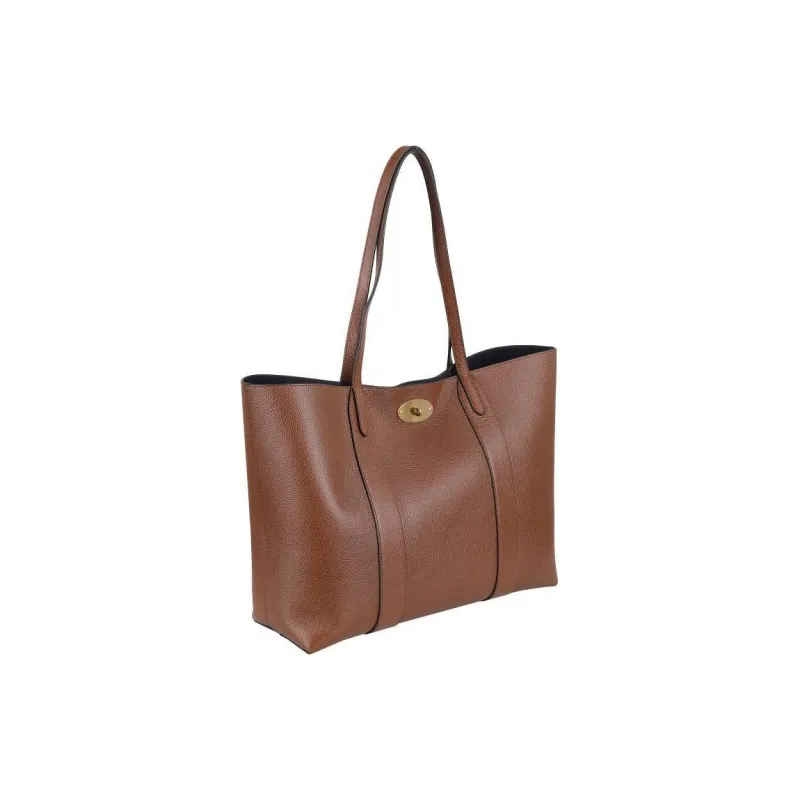 Mulberry Bayswater Pailen Fiber Tote Bag Shopping Bag Handbag Shoulder Bag Women's Oak-1