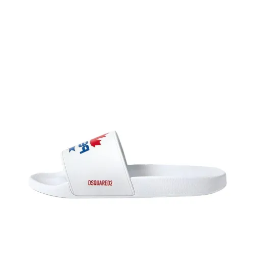 Pepsi x DSQUARED 2 Rubber Sole Slide Slippers Men's White