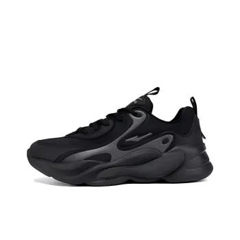 Erke Anti Slip Wear Resistant Low Top Casual Shoes Women's Black