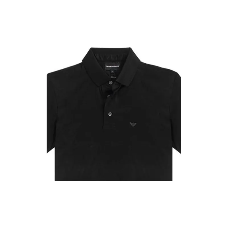 EMPORIO ARMANI Polo Shirts Men Black-4