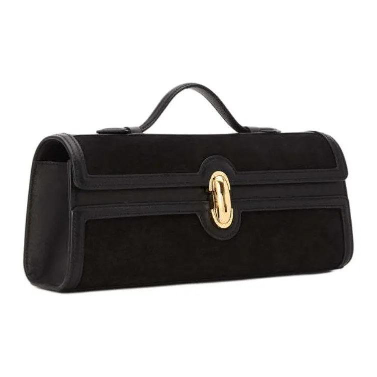 SAVETTE Calfskin Handbag Women's Black-1