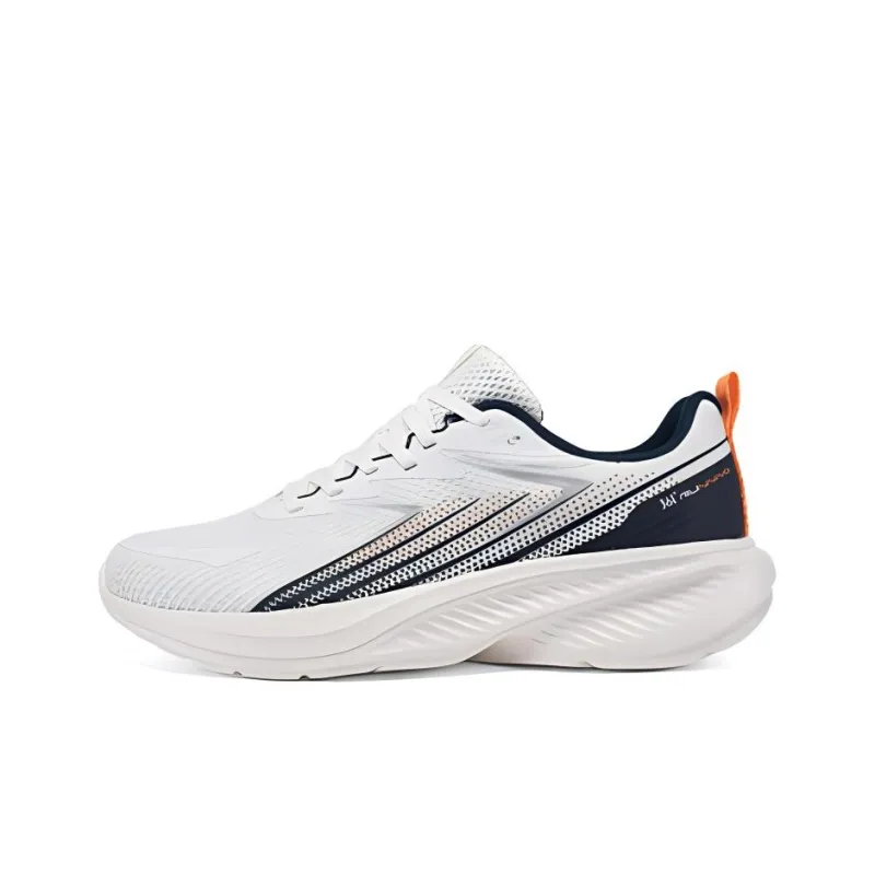 361° Wear-Resistant Low-Top Running Shoes Men's White-0
