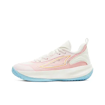 PEAK Maple Shadow Basketball Shoes Women's Low Top Pink White
