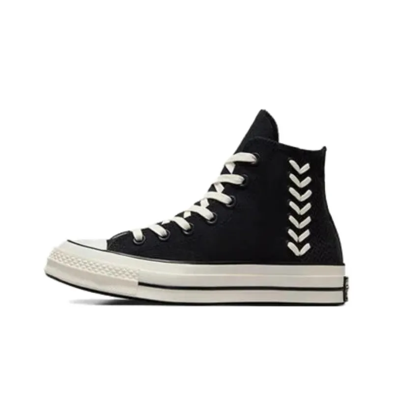 Chuck 70 Women's Converse High 'Crafted Laces Black Egret' Women's-0
