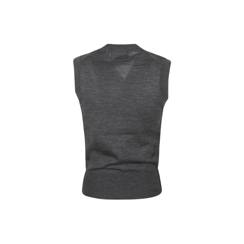 AMIPARIS Argyle Knitted Vest-1