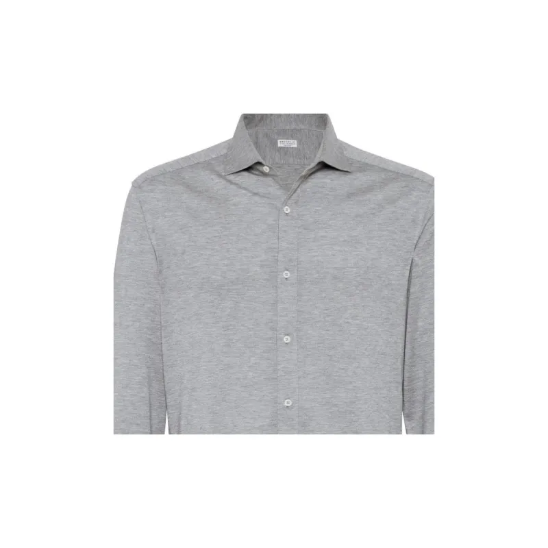 Brunello Cucinelli Long Sleeved Buttoned Shirt-3