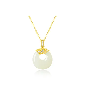 ZSY Hetian Jade Necklaces Green Jade Women's