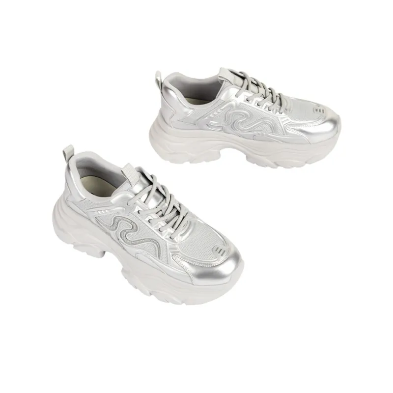 TOOMANYSHOES Heart Gravity Low-Top Chunky Sneakers Women's-1