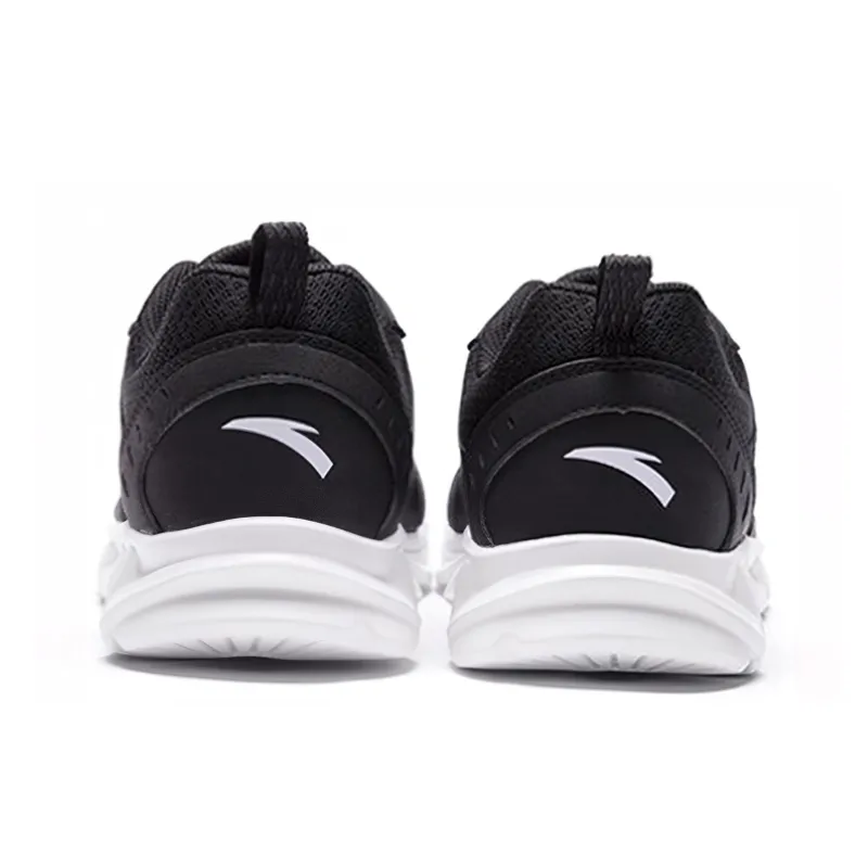 Anta Cushioned Anti-Slip Wear-Resistant Breathable Lightweight Low-Top Running Shoes Men's Black-2